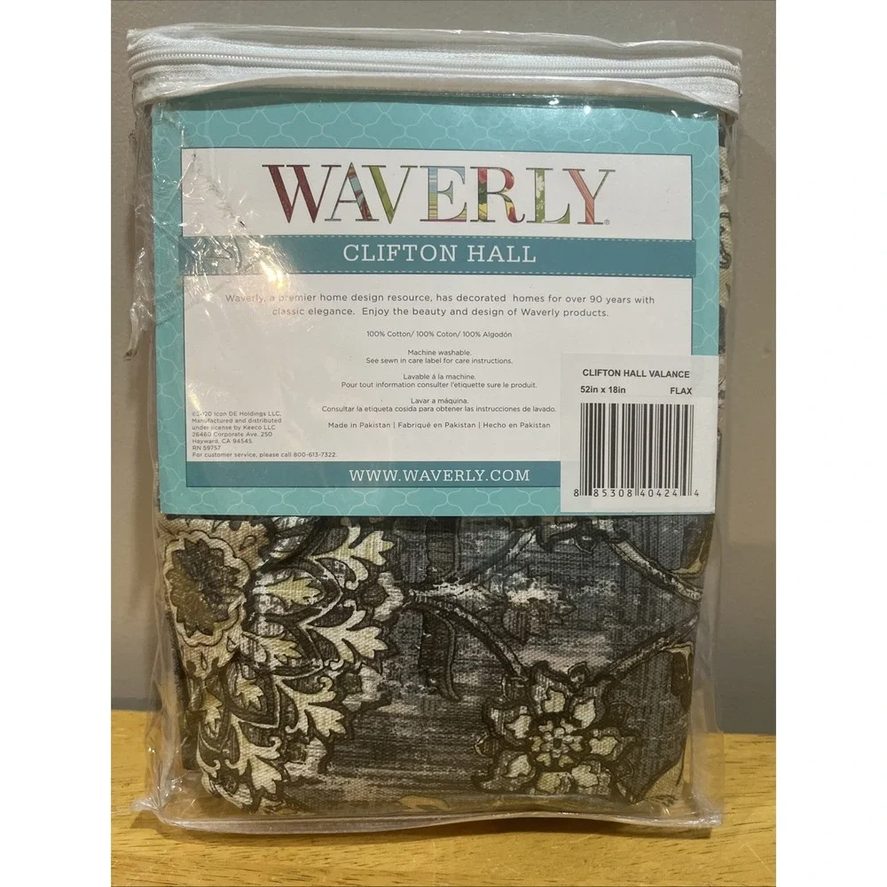 Waverly Clifton Hall Scalloped Window Valance 52x18